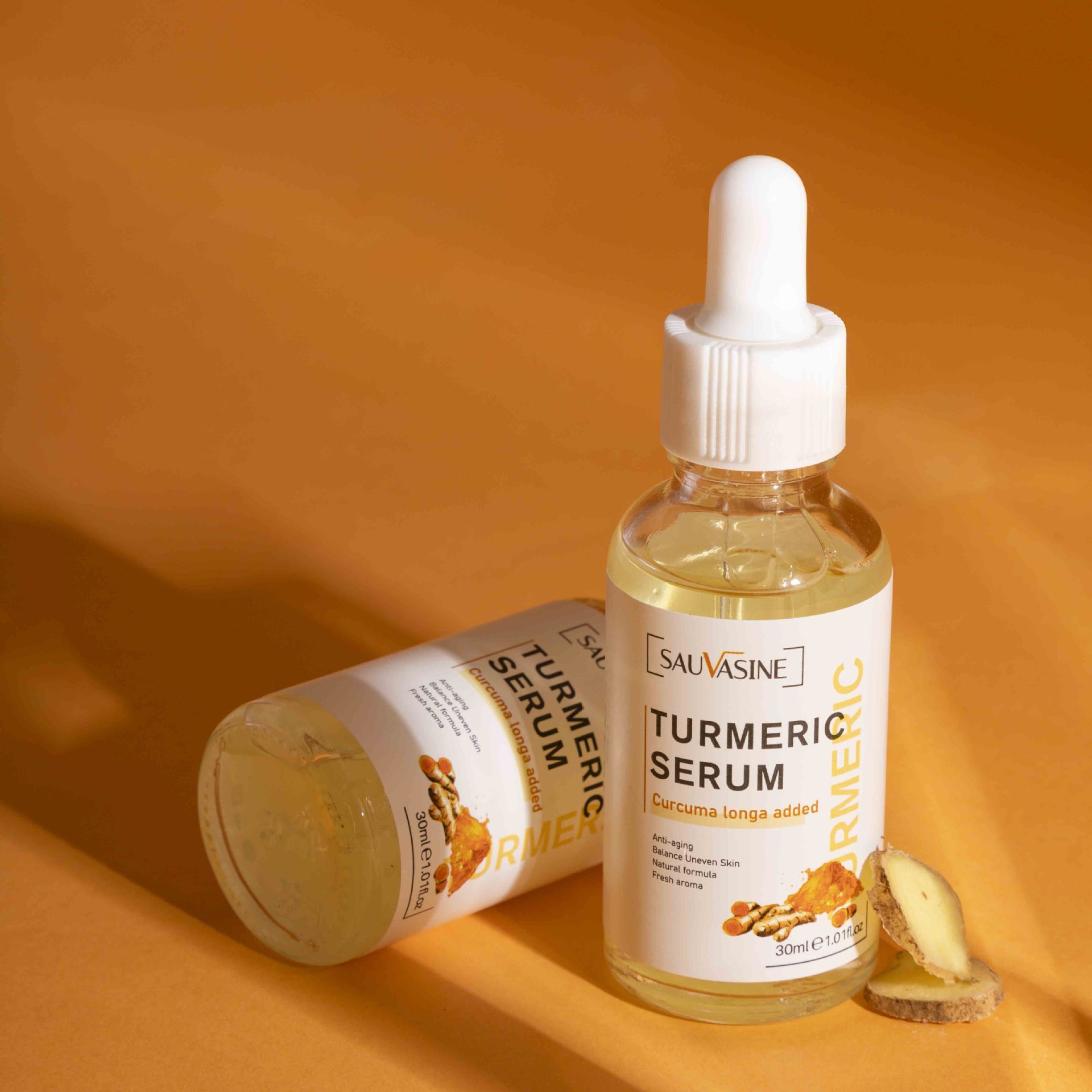 Turmeric Serum (2 Pack):Skin, Turmeric, Serum, Into, Fine, Lines, These, Antiinflammatory, Antioxidant, Properties