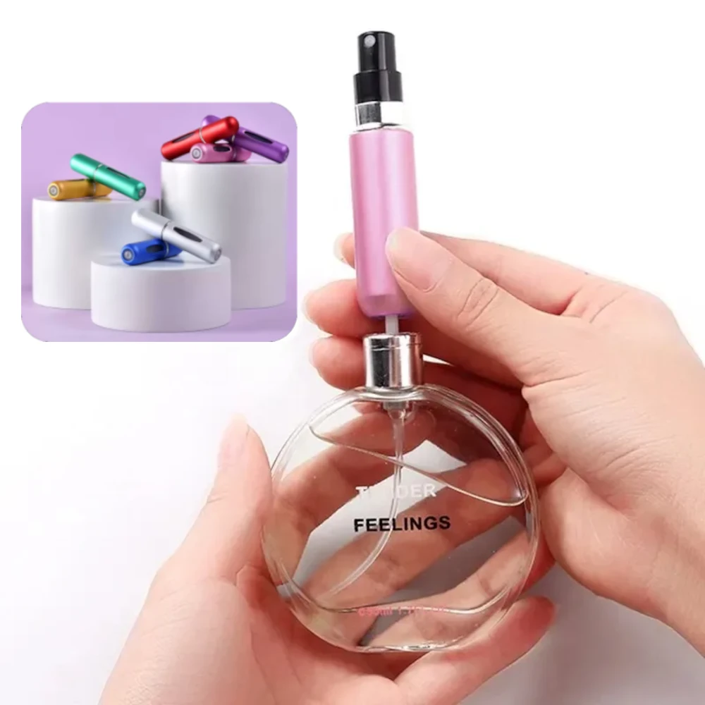 7 Color-10ml Refillable Perfume Bottle Bundle:Scent, Personal, Favorite, Day, Feel, It’s, Atomisers, Perfume, These, Bundle